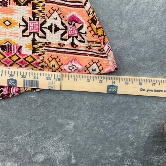 Cato Aztec Print Dress Plus Size 18/20W Bell Sleeve Smocked Boho Casual - Picture 7 of 12